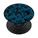 Army Camo Pacific Blue Camouflage for Boys Camo and Girl PopSockets PopGrip Interchangeable