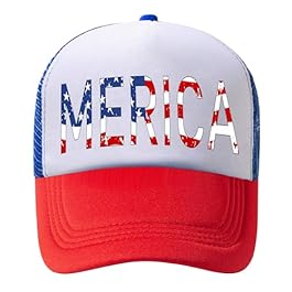 American Flag Hat USA Hat 4th of July Trucker Hats for Women Men Patriotic US Baseball Cap