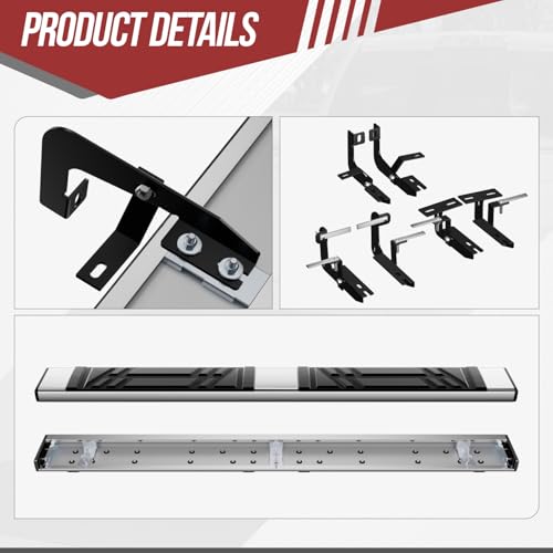 Estribos laterales acero inoxidable para Nissan Pathfinder miniatura 6