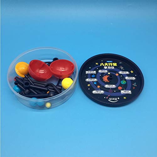 TOYANDONA Modelo de Solar Kit Com 8 Pintado Planetas Astronomia Modelo Planeta Haste Brinquedos Ciên