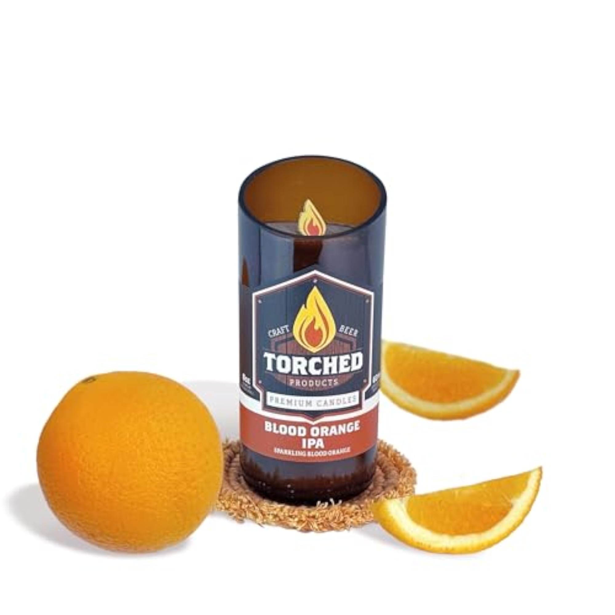 Beer Candles Blood Orange IPA, Unique Gift