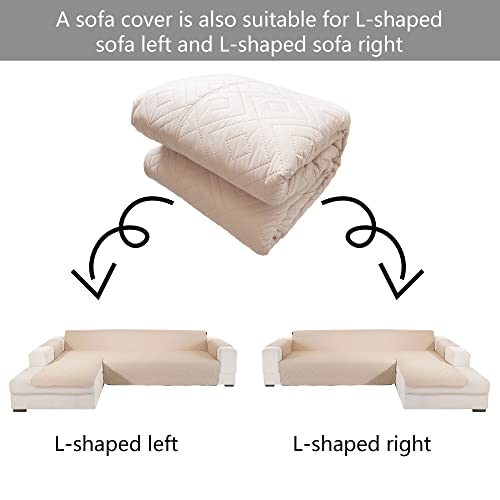 Waterproof Couch Slipcover L Shape Sofa Cover Water Resistant Sectional Couch Cover Chaise Lounge Cover Reversible Sofa Cover Furniture Protector Cover For Dogs Pets Kids Home Décor Xl Oversized #TOP7
