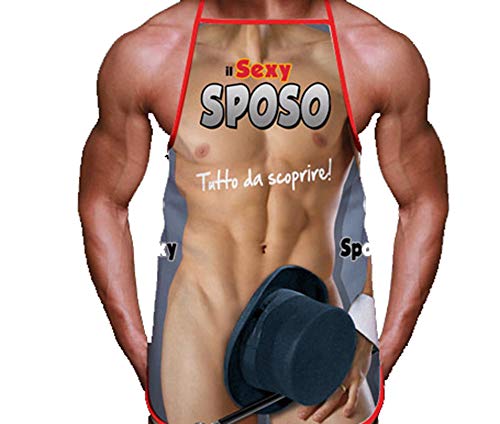Macedonia Grembiule Sposo Sexy da Cucina Idea Regalo Scherzo Divertente Simpatico per L'ADDIO al Celibato