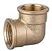 Price comparison product image Knee Piece 1 Inch Female to 1 Inch Female BSP Brass Angle Female Thread x Female Thread Reducer Reducer Fitting