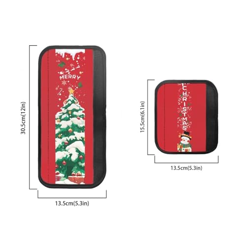 Image of Christmas Snowman Refrigerator Door Handle Covers Set of 6 Washable Fabric Appliance Handle for Fridge Stove Dishwasher Microwave Handle Covers Heat Protection Xmas Kitchen Decor