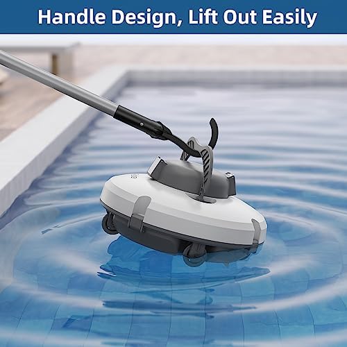 Redkey Cordless Robotic Pool Vacuum for Ground Pool, Automatic Pool Vacuum Cleaner Lasts 120 Mins with Strong Suction, 180μm Fine Filter for Above/In Ground Flat Pool 7 41rVitEubBL. AC