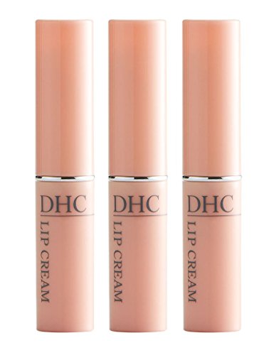 DHC Lip Cream 3 pack, Ultra-Moisturizing, Soothing, Hydrating, Dry, Chapped Lips, Protecting, Fragrance and Colorant Free, 0.05 oz. Net wt.