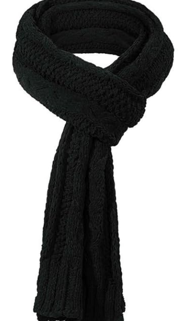 Set de gorro bufanda guantes de invierno unisex rosa punto con orejeras 7