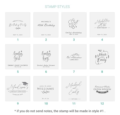 Image of Photo Guest Book to Sign in, Personalized Spiral Scrapbook for Polaroid Instax Pictures, Wedding, Anniversary, Valentine's Day Gift (Red, Small - 8.3x8.3 inch)