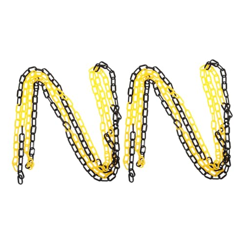 Alipis Versatile 5m Plastic Chain Links Caution Security Chain for Traffic Management