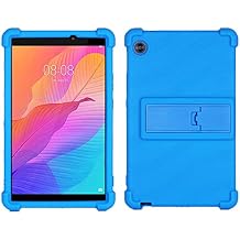 Case for Huawei MediaPad M5 Lite 10, Light Weight Silicone Kids Friendly Rubber Soft Shock Proof Protective Cover Case for Huawei M5 Lite 10 10.1 Inch 2018, Blue