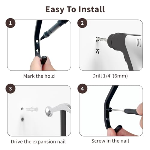 Gwaazxgz Wall Hooks For Hanging Coat thumb #6