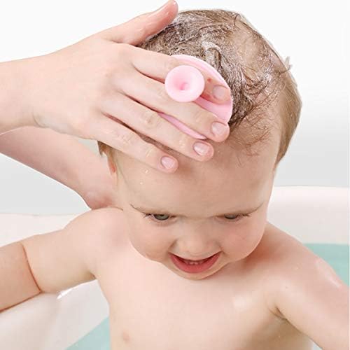 Baby Bath Brush, Baby Cradle Cap Brush, Silicone Massage Brush, Silicone Scrubbers Exfoliator Brush | The SkinSoother Baby Essential for Dry Skin, Cradle Cap and Eczema 2 Pack (Small - 4 pcs)