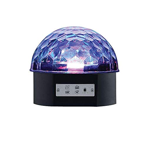 Alsy 6 In. Black Led Music Party Light #TOP1