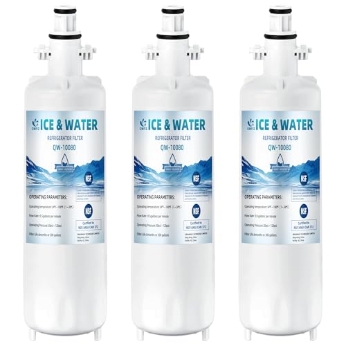 ADQ360061 Water Filter Replacement for LG Fit Kenmore Elite 795 3-Pack