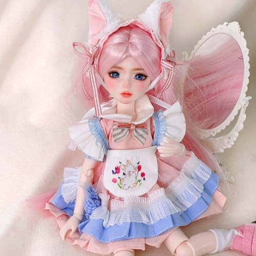 Muñeca BJD Linara 30cm articulada con vestuario completo miniatura 4