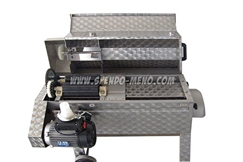  BAESSO Diraspatrice Semi centrifuga con rulli Z15 con Pompa HP2 Inox