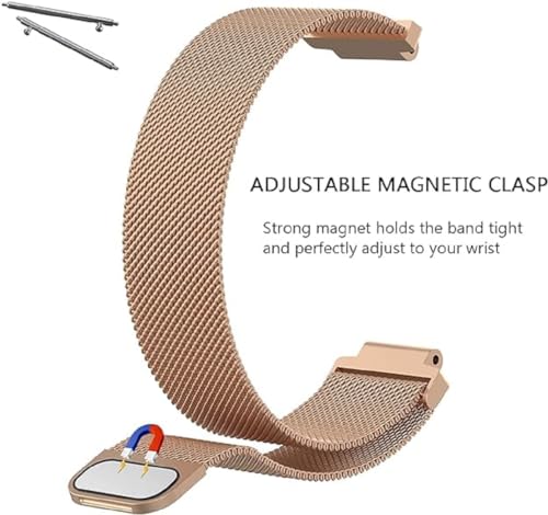 Image of 22 MM Strap, Compatible with Galaxy Watch 3 45mm /Sam-sung Galaxy Watch 46mm /Gear S3 Frontier /Classic Band, 22mm Stainless Steel, Metal Strap for Galaxy Watch 46mm Smartwatch