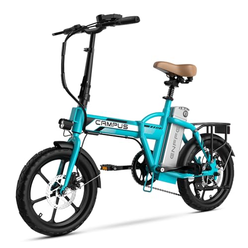 Campus 2.0 Electric Bike | Super Light Teen and Adult Folding Bikes - Weighs Only 49lbs | 40 Mile Range | 20MPH Top Speed - Class 1 and 2 Ebike | 7-Speed All Terrain Ebike UL 2849 Certified image 4
