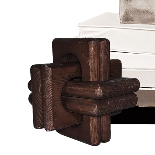 Decoración Anillo De Madera,Cadena Decorativa Con Malla De Madera | Objetos Rústicos Estilo Boho Para Salón, Dormitorio, Libros, Boda, Casa Nueva