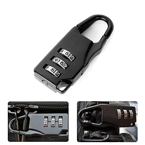 Combination Lock for Gym Duffel Bag of Zippers