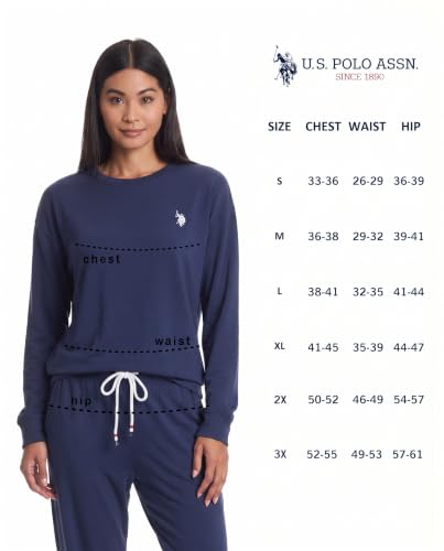 Image of U.S. POLO ASSN. Lounge Set Women | Athleisure and Lounge Pajama Sets for Women 2 Piece