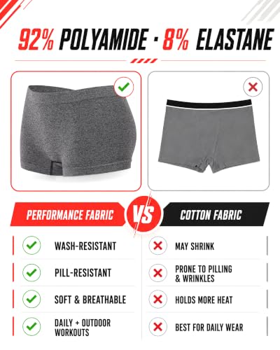 Image of Womens Boyshorts Underwear Seamless Boxer Briefs Full Coverage Soft Stretch Boxer Shorts For Women 4 Pack