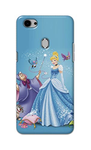 Image of Famous Cartoon Lady Character Hard Back Case Cover for Oppo F7 Back Cover -(J5) VNS2224