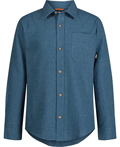 Bass Outdoor Boys' Long Sleeve Flannel Button Down Shirt