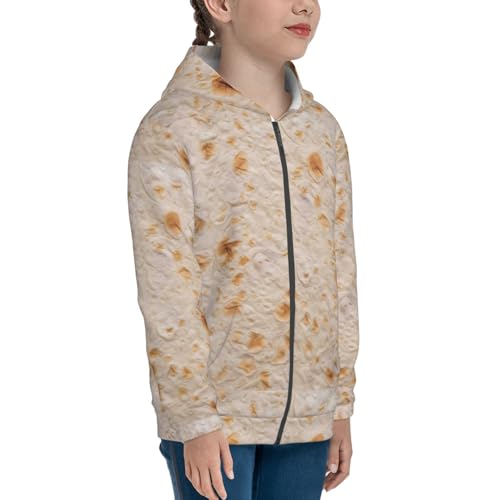 Tortilla Kids Pullover Hoodies Boys Zip Up Sweatshirts Girls Athletic Clothes with Pocket4