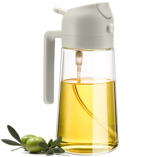 Image of 2 in 1 Oil Sprayer, Oil Sprayer for Kitchen Cooking, 470ml Oil Spray Bottle for Home