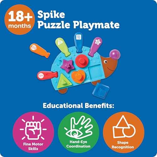 Image of Learning Resources Spike the Fine Motor Hedgehog Puzzle Playmate