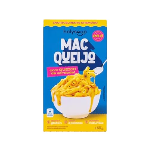 MACARRÃO PROTEICO SEM GLÚTEN HOLYSOUP MAC QUEIJO 190G