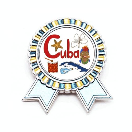 Symbole national de Cuba broche monument et médaille de récompense en métal M