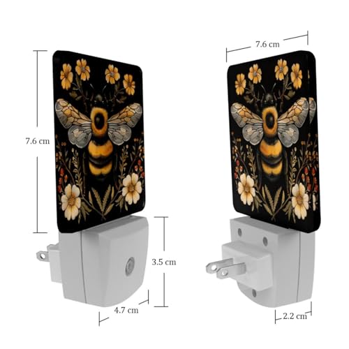 Lámpara de noche LED para niños con sensor crepúsculo miniatura 7
