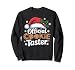 Official Cookie Tester Funny Christmas Baking Crew Sweatshirt