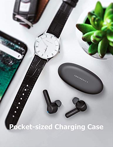 Image of 3 idea Imagine Create Print Tessco IBuds-404 Wireless Bluetooth IP56 Sweatproof Design Earbuds with Mic, Compatible with Android /iOS /Tablet (Black)