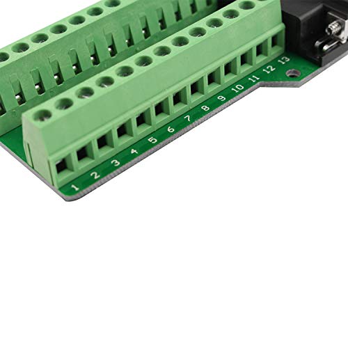 Conector conector D-sub DB25 hembra sin soldadura para placa miniatura 3