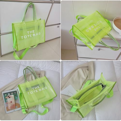 Image of Clear Tote Bag Stadium Events Large Clear Purse for Women Transparent Crossbody Bag for Concert,Work,Beach,Sport