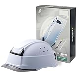 [ミドリ安全] フラットメット3 折りたたみ 携帯型 ヘルメット ABS製 SCT29B KP付 箱入 ホワイト/スモーク