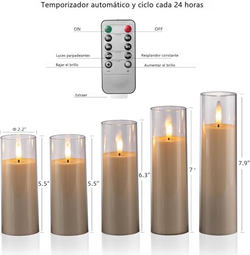 Velas eléctricas recargables 20 Imagen adicional