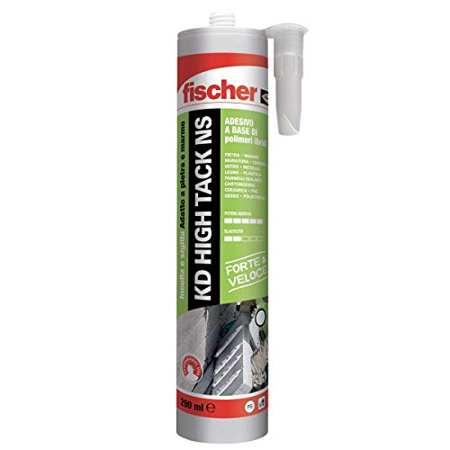 Preisvergleich Produktbild Fischer KD High Tack Hochleistungs-Dichtstoff Inizial weiß, 290 ml, 545171