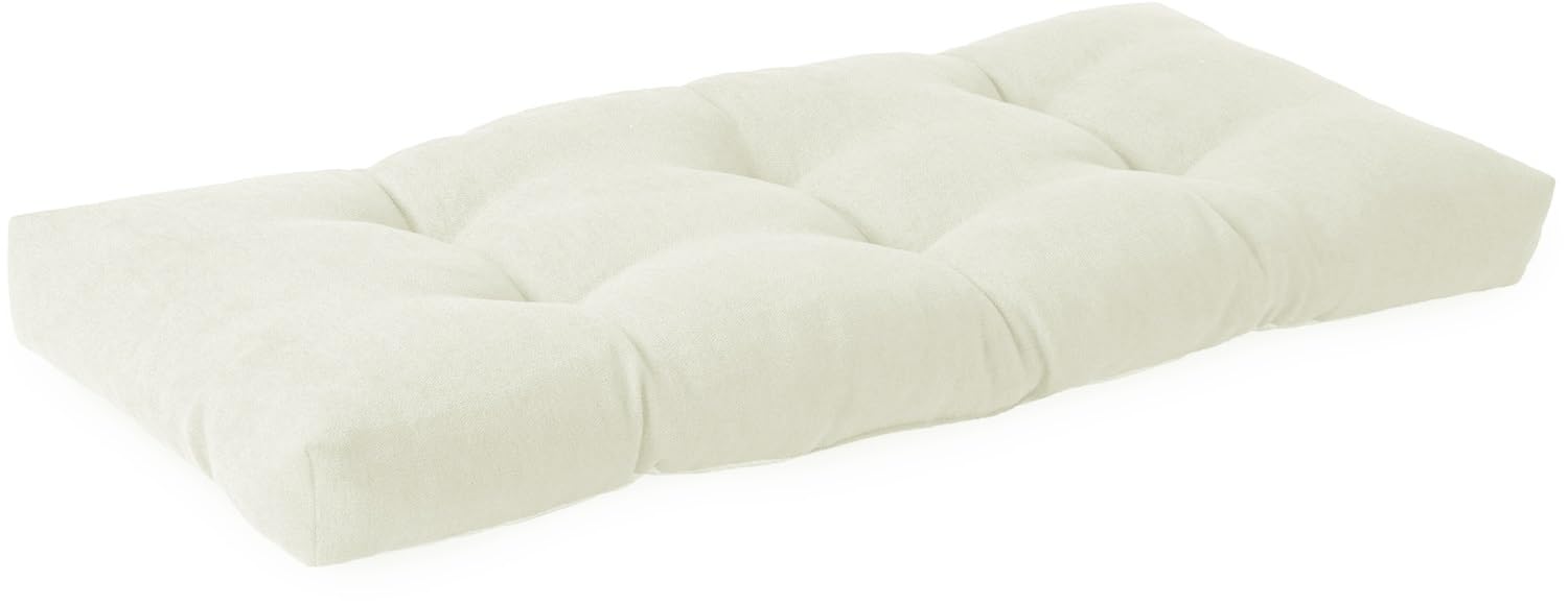 Coussin de banc d'extérieur épais de 8 cm et antidérapant pour un confort d'assise durable