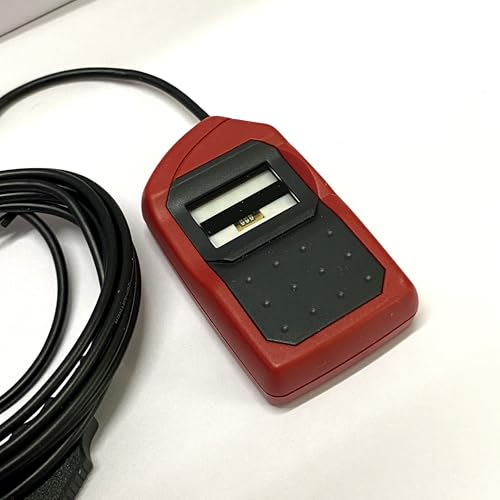 Image of Morpho E3 L1 MSO-1300 E3 Biometric Fingerprint Scanner with RD Service & Version Device (Red) | with High Secured Technology