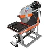 Norton BBL527 Clipper Block Buster Large Masonry Saw with Diamond Blade, Baldor 5HP Electric, 20" Bl
