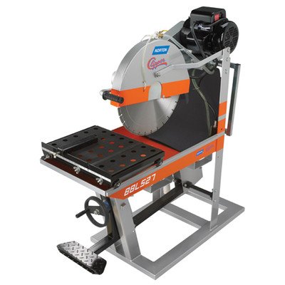 Norton BBL527 Clipper Block Buster Large Masonry Saw with Diamond Blade, Baldor 5HP Electric, 20" Blade Capacity (Pack of 1)