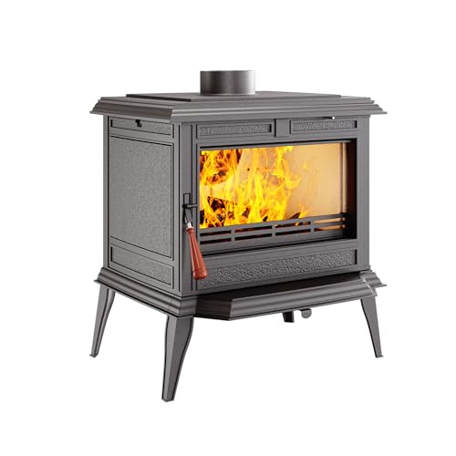 Prometeus S11 ECO Holzofen aus schwarzem Gusseisen – Bild 9