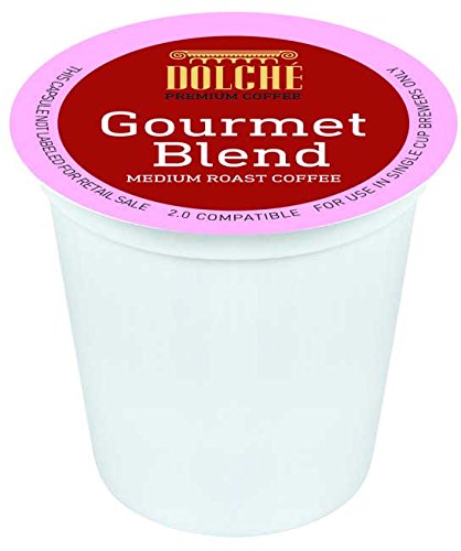 Dolche Premium Coffee – 2.0 Compatible Single Serve Cups (4 Flavor Variety, 100)