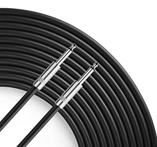 Cable de altavoz calibre 12 de 200 pies con conectores de un cuarto de pulgada de alta fidelidad