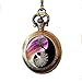 Yin Yang Taschenuhr Halskette, Baum des Lebens Taschenuhr Halskette, Sonnenuntergang Baum Natur Schmuck, spiritueller Schmuck